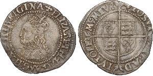 1 Groat 英格兰王国 銀 Elizabeth I (1533-1603)