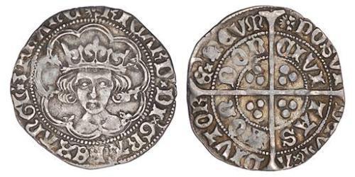 1 Groat 英格兰王国 銀 Richard III (1452 - 1485)