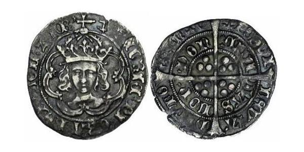 1 Groat 英格兰王国 銀 亨利七世 (英格兰)  (1457 - 1509)