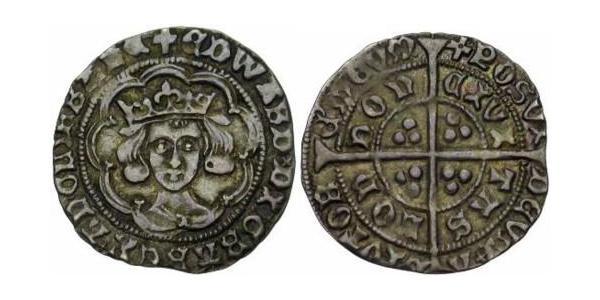 1 Groat 英格兰王国 銀 Edward IV (1442-1483)