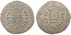 1 Gros Tournois Francia medioevale (843-1791) Argento Filippo V di Francia (1292 - 1322)