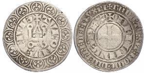 1 Gros Tournois Francia medioevale (843-1791) Argento Filippo V di Francia (1292 - 1322)