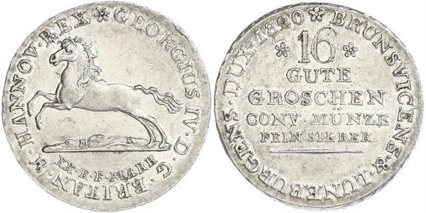 1 Groschen Hanovre Argent 