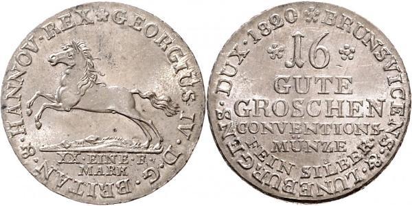 1 Groschen Hanovre Argent 