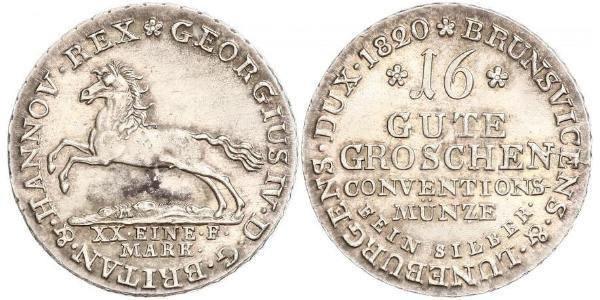 1 Groschen Hanovre Argent 