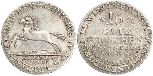 1 Groschen Hanovre Argent 