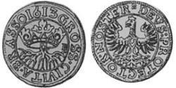 1 Groschen Principato di Transilvania (1571-1711) Argento 