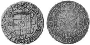 1 Groschen Principato di Transilvania (1571-1711) Argento Gabriele Bethlen (1580-1629)