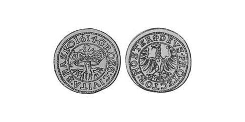 1 Groschen Principato di Transilvania (1571-1711) Argento 
