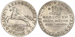 1 Groschen Hannover Plata 