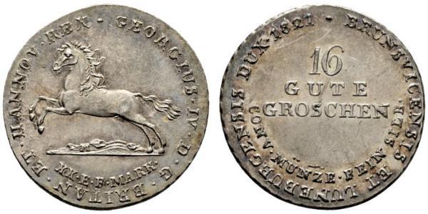 1 Groschen Hannover Plata 