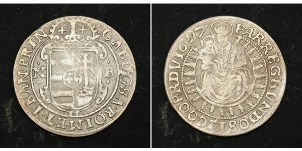 1 Groschen Principality of Transylvania (1571-1711) Plata Gabriel Bethlen, Príncipe de Transilvania (1580-1629)