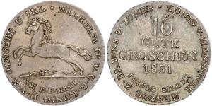 1 Groschen Hanover Silver 