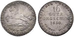 1 Groschen Hanover Silver 