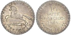 1 Groschen Hanover Silver 