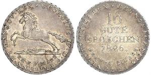 1 Groschen Hanover Silver 