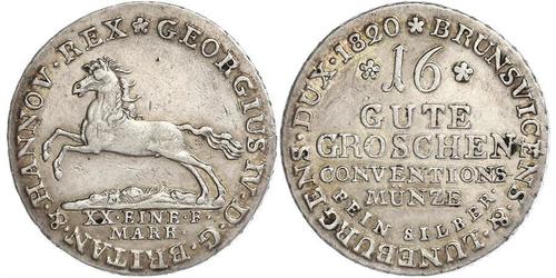 1 Groschen Hanover Silver 