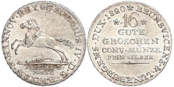 1 Groschen Hanover Silver 