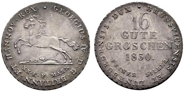 1 Groschen Hanover Silver 