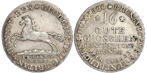 1 Groschen Hanover Silver 