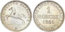 1 Groschen 汉诺威 銀 格奥尔格五世 (汉诺威) (1819 - 1878)