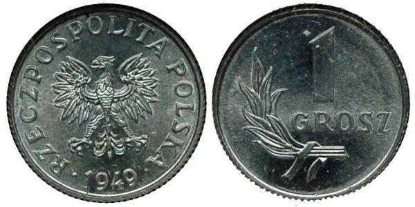 1 Grosh Pologne Aluminium 