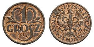 1 Grosh Second Polish Republic (1918 - 1939) Copper 