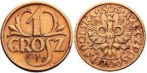 1 Grosh Second Polish Republic (1918 - 1939) Copper 