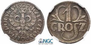 1 Grosh Deuxième République de Pologne (1918 - 1939) Cuivre 