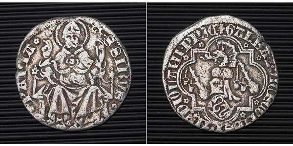 1 Grosso Italy Silver Galeazzo II Visconti