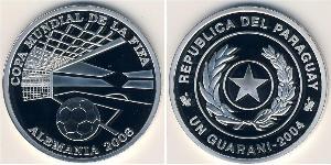 1 Guaraní Paraguay (1811 - ) Silber 