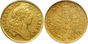 1 Guinea Kingdom of England (927-1649,1660-1707) Gold William III (1650-1702)