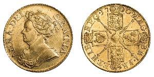 1 Guinea Kingdom of England (927-1649,1660-1707) Gold Anne, Queen of Great Britain (1665-1714)