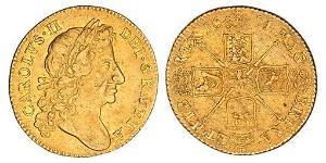 1 Guinea Kingdom of England (927-1649,1660-1707) Gold Charles II (1630-1685)