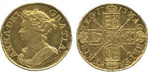 1 Guinea Kingdom of England (927-1649,1660-1707) Gold Anne, Queen of Great Britain (1665-1714)