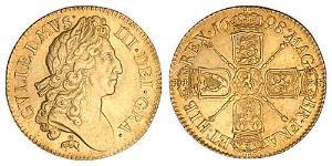 1 Guinea Kingdom of England (927-1649,1660-1707) Gold William III (1650-1702)