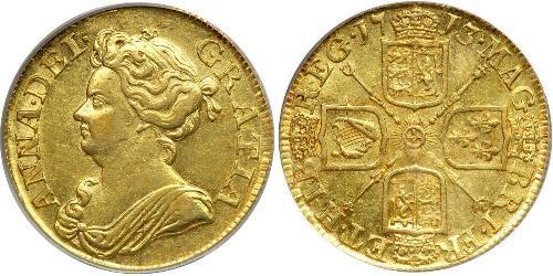 1 Guinea Kingdom of Great Britain (1707-1801) Gold Anne, Queen of Great Britain (1665-1714)