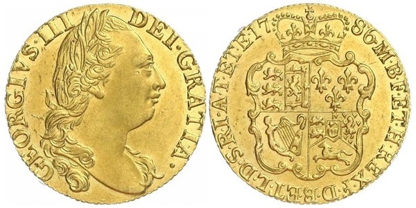 1 Guinea Kingdom of Great Britain (1707-1801) Gold George III (1738-1820)