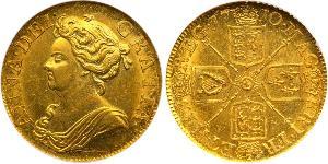 1 Guinea Königreich Großbritannien (1707-1801) Gold Anne (Großbritannien)(1665-1714)