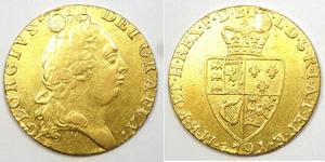 1 Guinea Königreich Großbritannien (1707-1801) Gold Georg III (1738-1820)