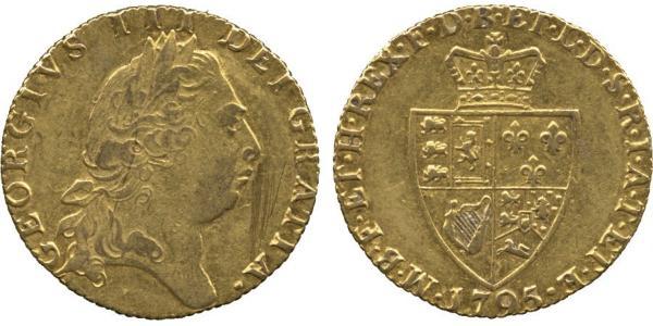 1 Guinea Königreich Großbritannien (1707-1801) Gold Georg III (1738-1820)