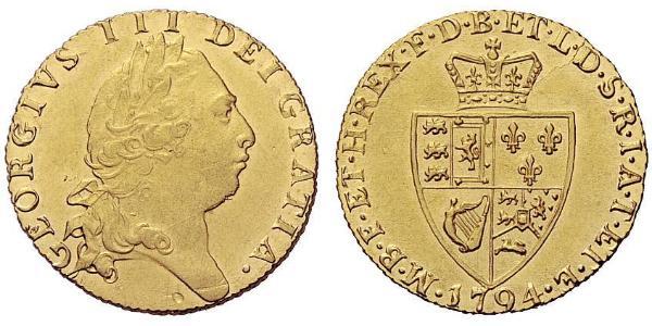 1 Guinea Königreich Großbritannien (1707-1801) Gold Georg III (1738-1820)