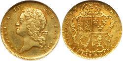 1 Guinea Royaume de Grande-Bretagne (1707-1801) Or George II (1683-1760)