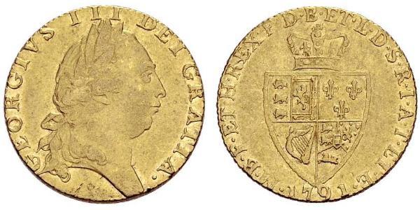 1 Guinea Royaume de Grande-Bretagne (1707-1801) Or George III (1738-1820)