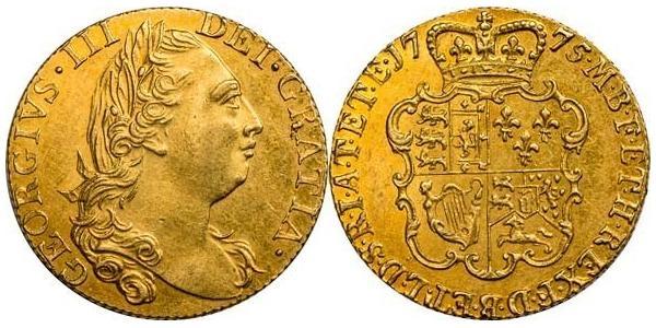 1 Guinea Royaume de Grande-Bretagne (1707-1801) Or George III (1738-1820)