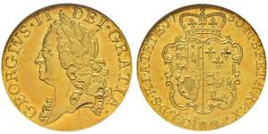 1 Guinea Regno Unito di Gran Bretagna (1707-1801) Oro Giorgio II (1683-1760)