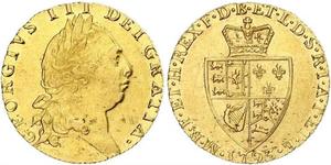 1 Guinea Reino de Gran Bretaña (1707-1801) Oro Jorge III (1738-1820)