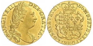 1 Guinea Reino de Gran Bretaña (1707-1801) Oro Jorge III (1738-1820)