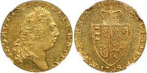 1 Guinea Reino de Gran Bretaña (1707-1801) Oro Jorge III (1738-1820)