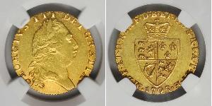 1 Guinea Reino de Gran Bretaña (1707-1801) Oro Jorge III (1738-1820)